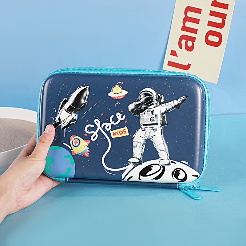 3D New Cute Eva Stationery Box Children's Multifunctional Large Capacity Pencil Bag Student Portable Square Pencil Box