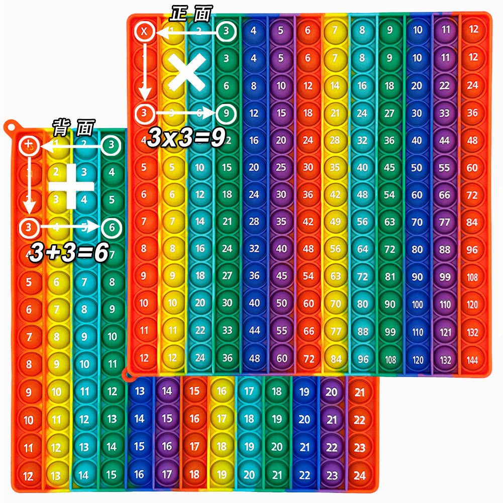 Learn 1-100 Number Bubble Press Mathematical Thinking Training Game Educational Science and Education Toys Rodent Killer Pioneer