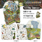 Infeel.Me Landscaping Stickers My Little House Series Miniature Three-Dimensional No-Cut Scene Handbook Quiet Book