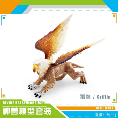 Cross-border simulation Western myth monster tree monster ice crystal Tiger lava Tiger ice monster gorilla model monster ornaments