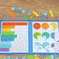 Magnetic Fraction Disk Demonstrator Numerator and Denominator Cognitive Addition and Subtraction Operation Third Grade Primary School Mathematics Teaching Aids Toys