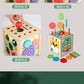 Children's Educational Bead Toys Kindergarten Students Early Education Matching Montessori Teaching Aids Shape Cognitive Beaded Treasure Box