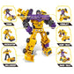 Cross-border deformation toy small force god six-in-one combination king kong engineering vehicle excavator robot boy model