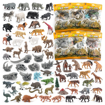 Cross-border simulation prehistoric biological mammals skull primate animal model desktop decoration color bag toy