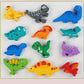 Cross-Border Children's Wooden Three-Dimensional Hexagonal Puzzle Animal Transportation Puzzle Building Blocks Early Education Educational Toys