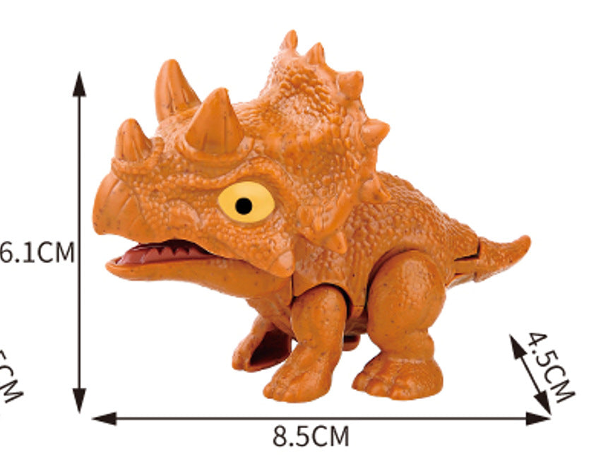 Cross-border Hot Finger-biting Dinosaur Toy Finger-biting Dinosaur Pterosaur Model Joint Movable Mini Dinosaur Gashapon Machine