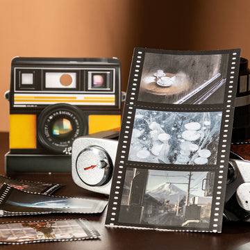 A Dream in Memory Film Film Stickers Retro Old Film Film Strips Handbook Collage Basics