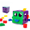 Children's educational geometric shape cognitive matching square plastic building blocks kindergarten baby intelligence box toys