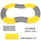 Magnetic track car electric light-emitting jeep police car project small train track accessories children's toys car