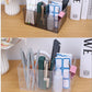 Multifunctional Acrylic Pen Holder Transparent Desktop Storage Box Pen Holder Office Stationery Compartment Storage Box Large Capacity