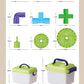 Creative children's plastic puzzle DIY assembled pipe building blocks large particles water pipe toys kindergarten early education cross-border