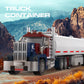 Cross-border engineering series truck city bus transport vehicle combined with small particle building blocks children's educational enlightenment toys