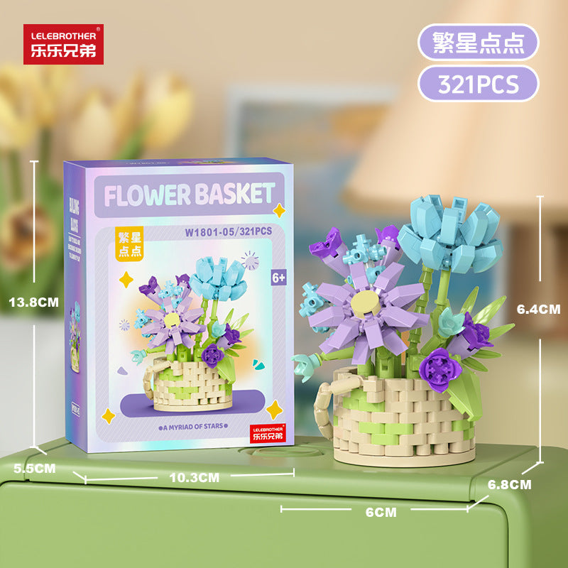 Building Blocks Compatible with Assembling Small Boxed Children's Educational Toys, Building Blocks with Small Particles and Micro Particles, Wholesale