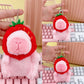 Cross-Border Capybara Mascot Backpack Small Pendant Keychain Chinese Style Zodiac Pendant Couple Ugly Doll