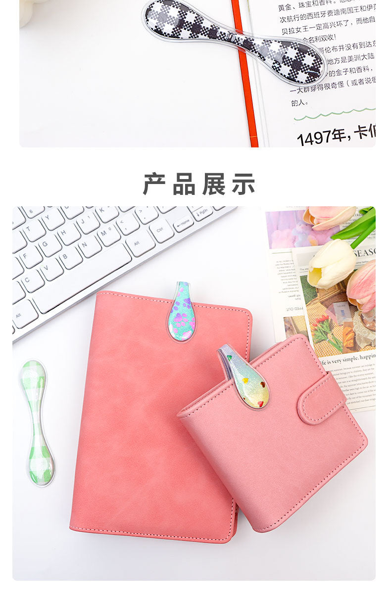 Japanese Super Magnetic Solid Color Bookmark TN Handbook Cute Bookmark Small Fresh Creative Bookmark in stock for Students
