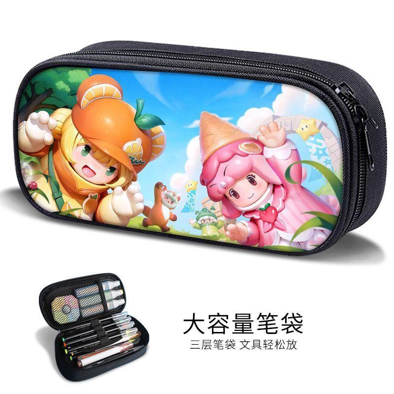 New Yuanmeng Star Pencil Bag Game Peripheral Junior High School Student Internet Celebrity Stationery Bag Kindergarten Cute Pencil Box