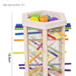 Wooden Kidsren's Stick Insertion Game Baby Draw Stick Color Cognitive Pitching Montessori Family Interactive Toy