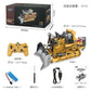 Cross-border charging engineering vehicle 2.4G remote control alloy bulldozer excavator children's electric sound and light remote control toy