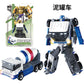BKK alloy deformation robot train high-speed rail engineering bus dinosaur green leather train King Kong BKK children's toys