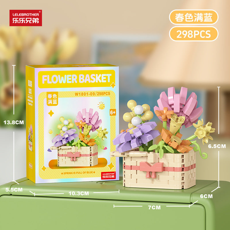 Building Blocks Compatible with Assembling Small Boxed Children's Educational Toys, Building Blocks with Small Particles and Micro Particles, Wholesale