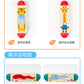Cecpc Kidsren's Early Education Rotating Building Block Puzzle Baby Animal and Fruit Cognition Wooden Educational Toys for 1-2-3 Years Old