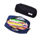 Japanese and Korean Double-Layer Pencil Case for Elementary, Middle, and High School Students, Cross-Border Oxford Cloth Multifunctional Creative Stationery Pencil Case a