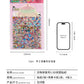 Infeel.Mepet White Card Scenery Stickers, Vintage Item Restorer, Miniature Stereo Chinese-Style Fun Stickers