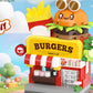 Compatible with Lego City Architecture Street View Hamburg Coffee Flower Shop Small Shop Building Blocks Children's Educational Toys Gifts