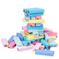 51 Pieces of Digital Colorful Jenga Building Blocks for Kidsren's Educational Jenga Wooden Adult Toys