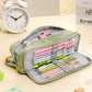 Oxford Cloth Large-Capacity Double-Zipper Multi-Layer Pencil Case Multi-Functional Stationery Box for Primary and Secondary School Students in the Back-To-School Season Wholesale from Manufacturers