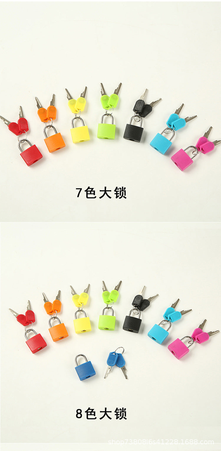 Montessori teaching aids colorful small lock learning unlocking game children's early education Montessori key lock sensory toys