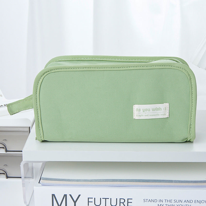 Three-Dimensional New Pencil Case for High School Students, Simple Large-Capacity High-Value Stationery Bag, Storage Bag