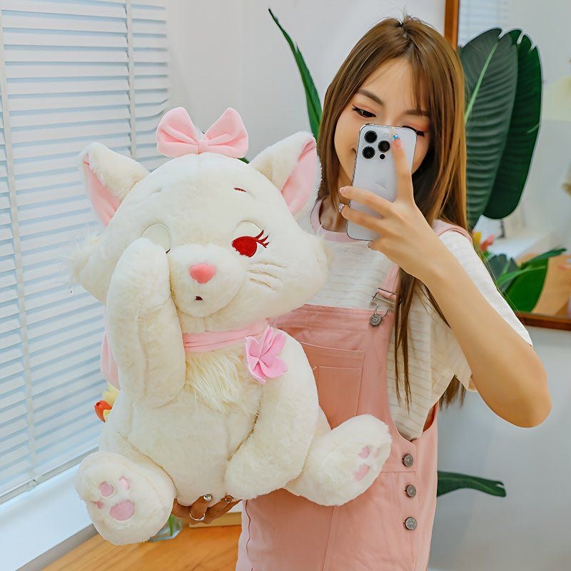 New Cute Sakura Mary Cat Doll Cartoon Kitten Doll Plush Toy Sleeping Doll Birthday Gift