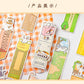 Paper Bookmark Meow's Everything Book Cute Flash Sand Bookmark Student Reading Marker Booklet Creative Gift Writable