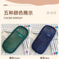 Korean Hj-006 High-Looking Pencil Bag, Transparent Mesh Stationery Bag, Simple Handbag, Cosmetic Bag, Double-Layer Storage Bag