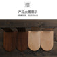 Japanese Style Simple Wooden Book Stand Creative Black Walnut Wood Thickened Bookshelf Bookend Student's Solid Wood Bookend Logo
