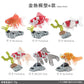 Cross-border export simulation ornamental fish with base model mini goldfish Koi set Marine static ornaments toy