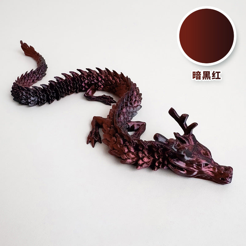3D printing Chinese dragon dragon handicraft ornaments hand-made activities joint dragon toys cross-border manufacturers wholesale customization