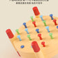 Cross-Border New Nail Knocking Toy Kidsren's Play House Manual Brain Double-Sided Hammer Nail Nail Educational Enlightenment Toy