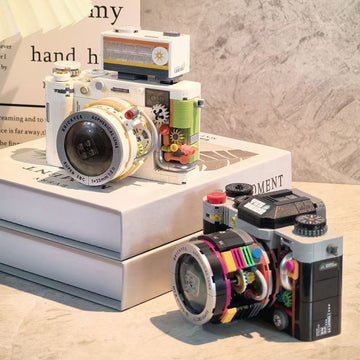 Compatible with Lego Retro SLR Camera Building Blocks Assembled Handmade Toy Model Ornaments Children Gift Batch