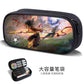 Essential Stationery for the Beginning of School: Nezha the Magic Child Sea Pen Bag for Boys, Anime Merchandise, Lotus Cake Cp Unisex Stationery Box Trend
