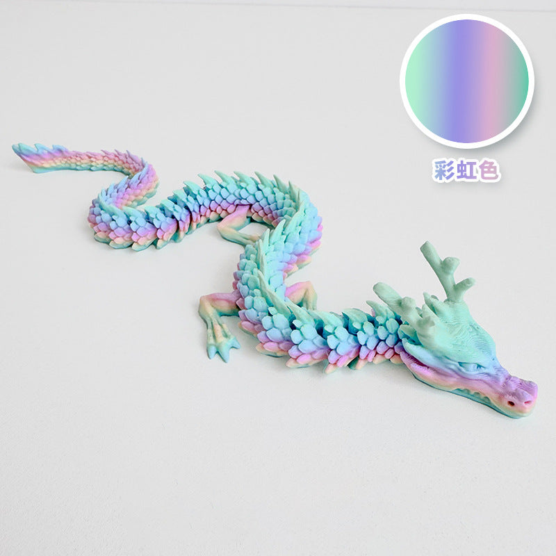 3D printing Chinese dragon dragon handicraft ornaments hand-made activities joint dragon toys cross-border manufacturers wholesale customization