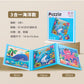 Cross-border children's three-in-one advanced folding magnetic jigsaw puzzle kindergarten baby puzzle early education enlightenment block jigsaw puzzle