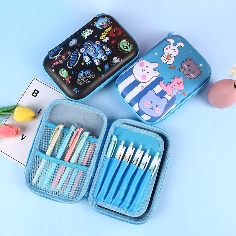 Eva Pencil Box 3D Stereo Large-Capacity Kidsren's Pencil Bag Multi-Functional Student Stationery Popular Pencil Box Waterproof
