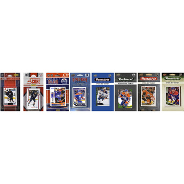 Nhl Edmonton Oilers 8 Different Licensed Trading Card Team Sets