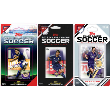 Mls Orlando Fc 3 Different Licensed Trading Card Team Sets