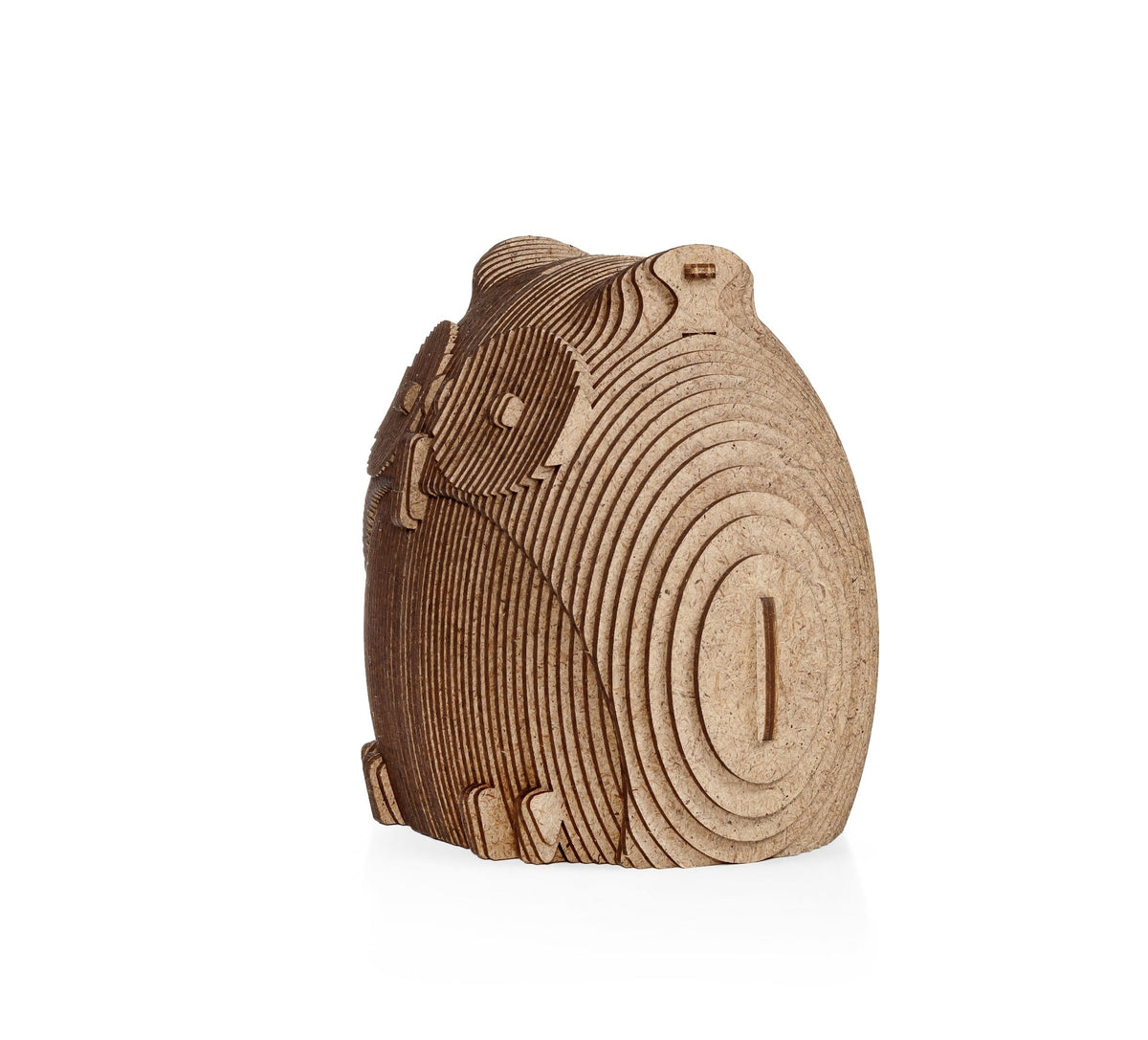 Owl Coin Bank — Wooden Building Kit, 88 Pieces