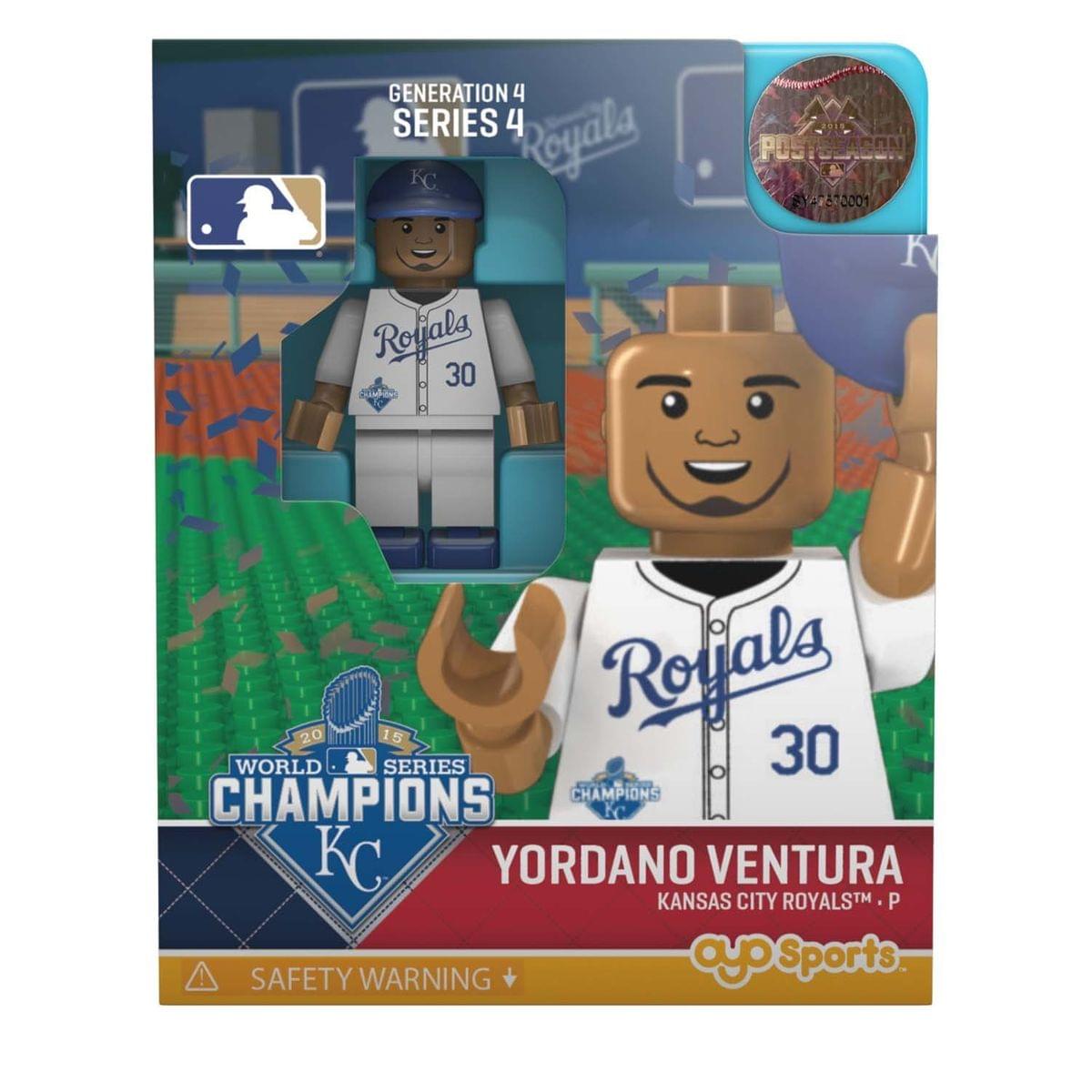 Kansas City Royals Mlb Oyo Sports Mini Figure: Yordano Ventura