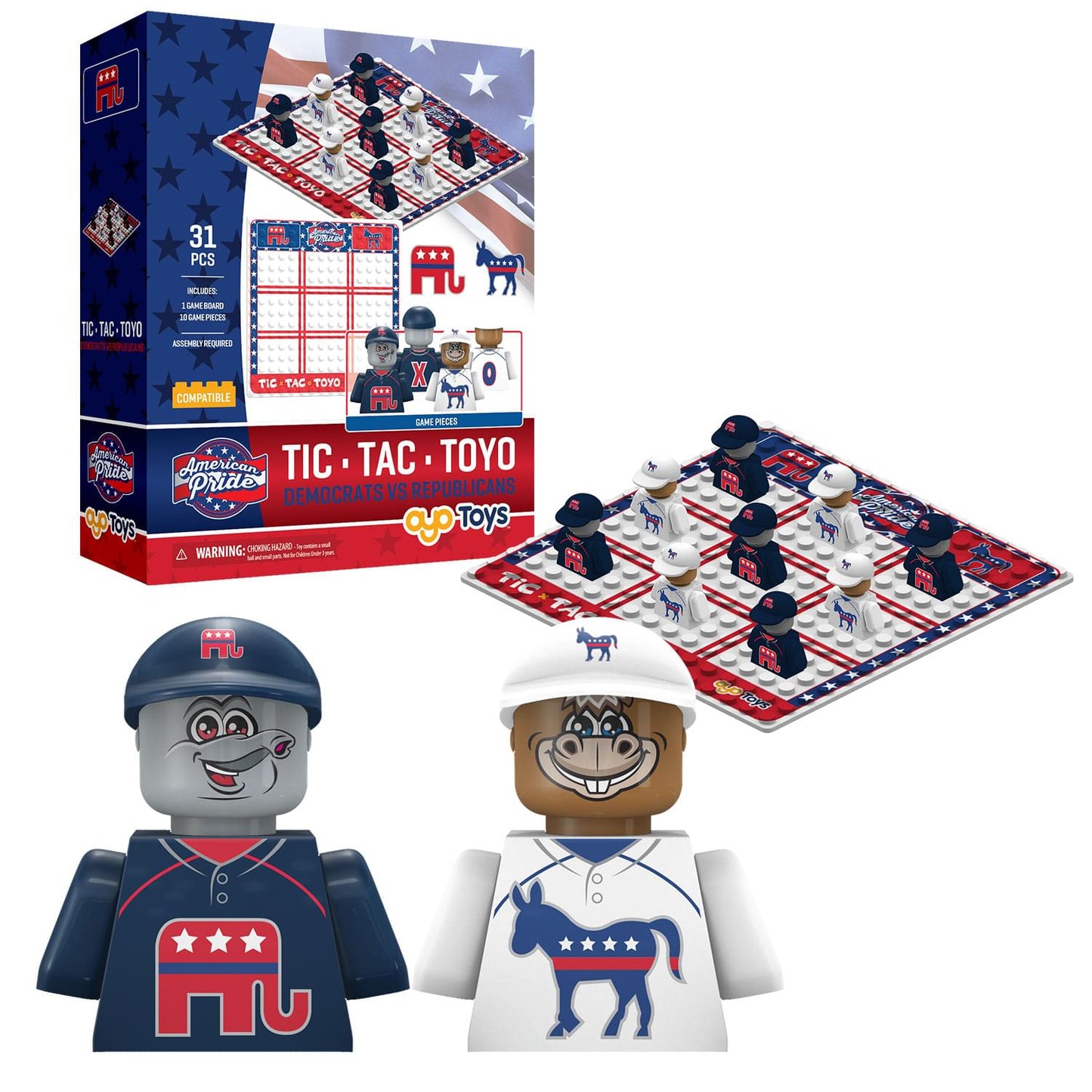American Pride Oyo Minifigure Tictactoyo Game