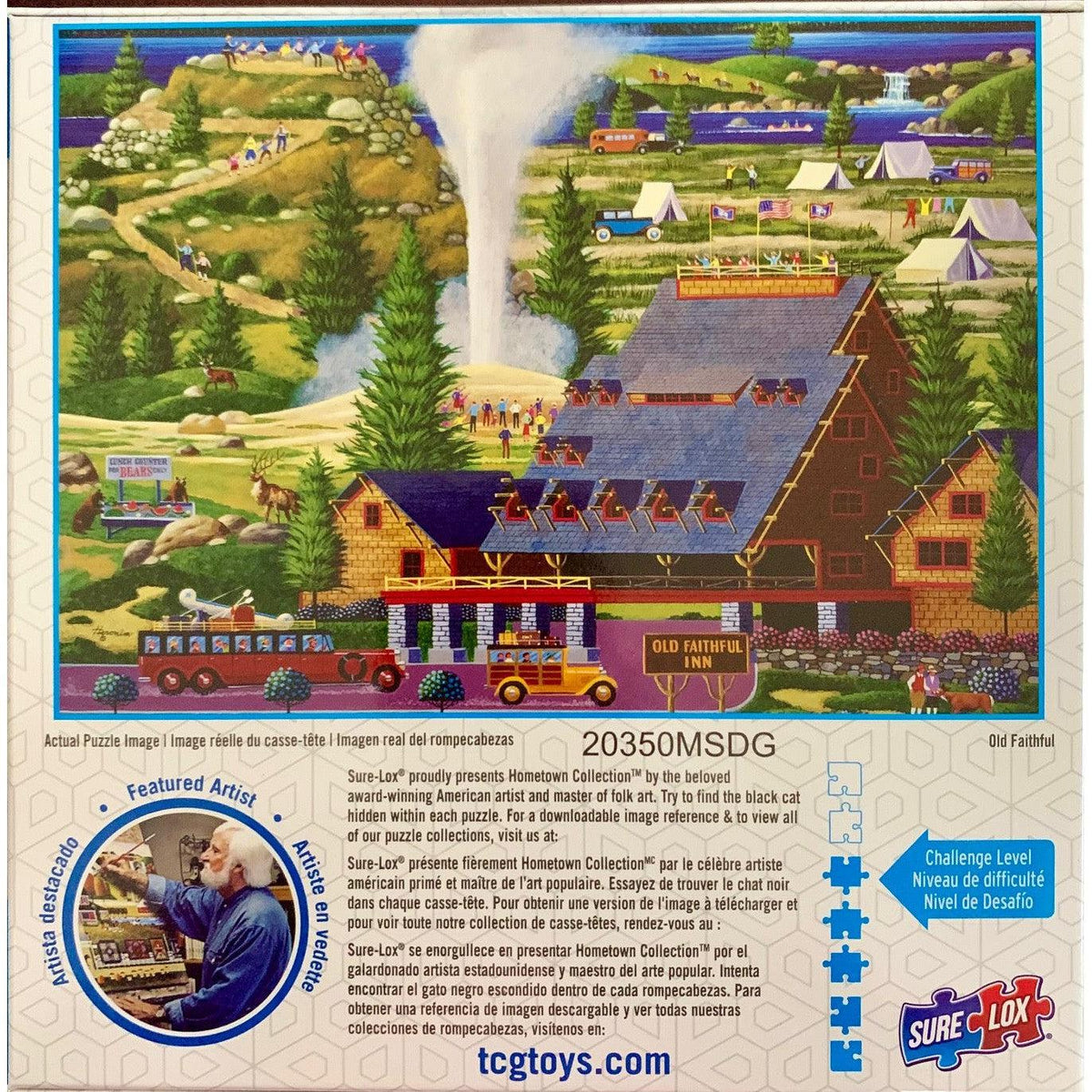 Old Faithful Hometown Collection 1000 Piece Jigsaw Puzzle Sure Lox